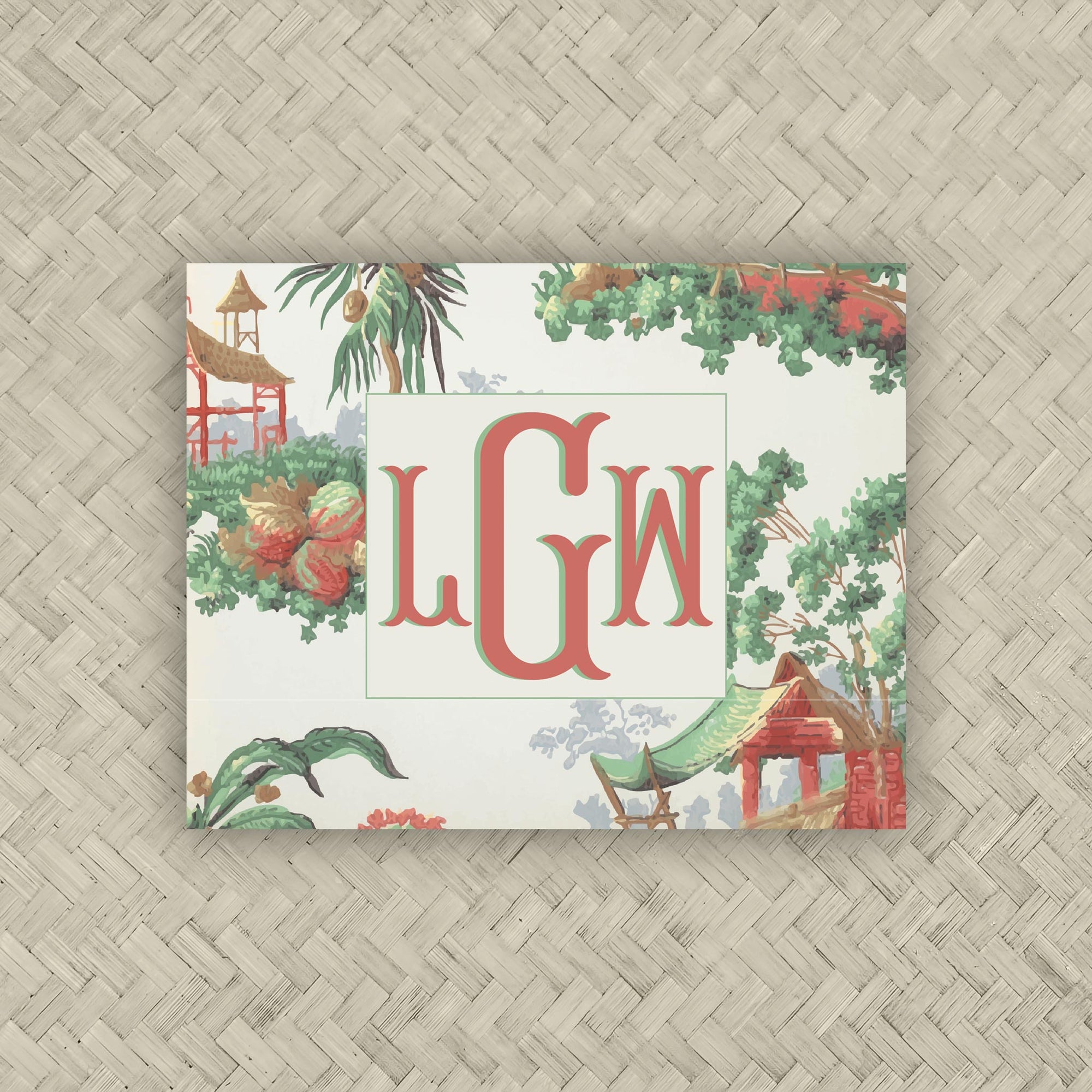 The Dara Monogram Mahjong Card Sticker