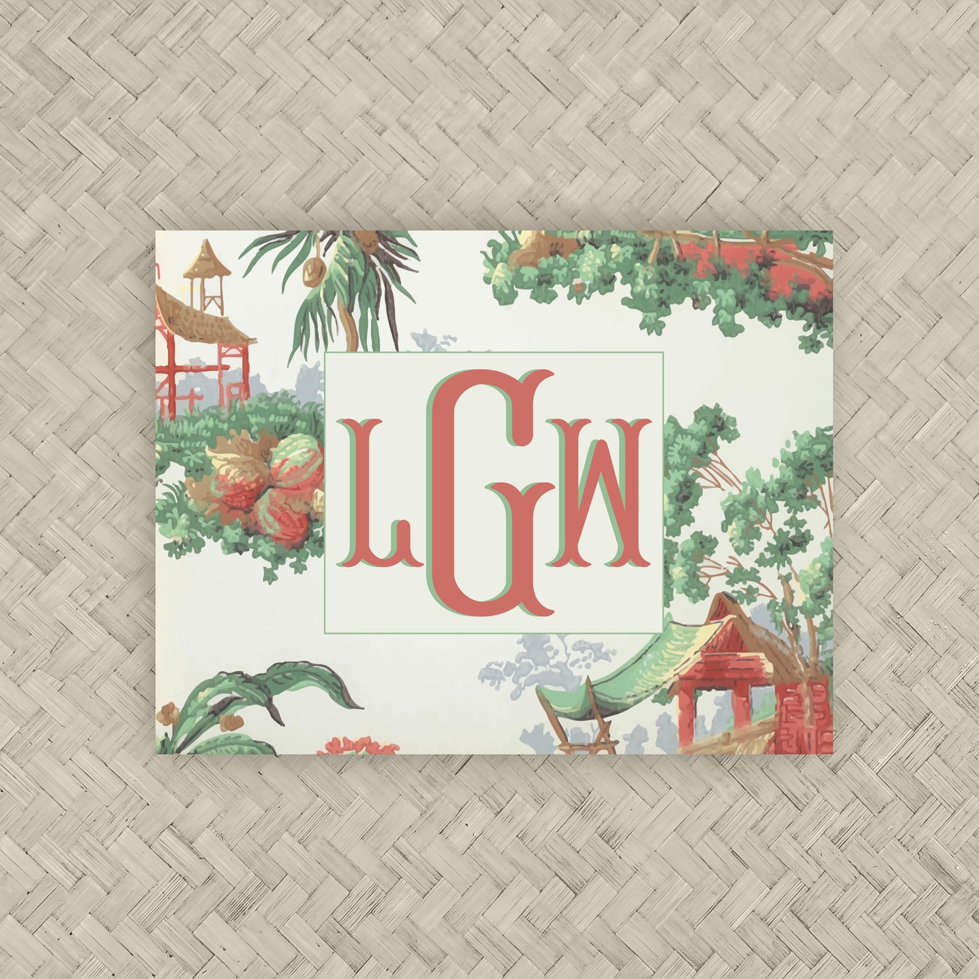The Dara Monogram Mahjong Card Sticker