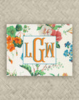 The Hillary Hibiscus Monogram Mahjong Card Sticker