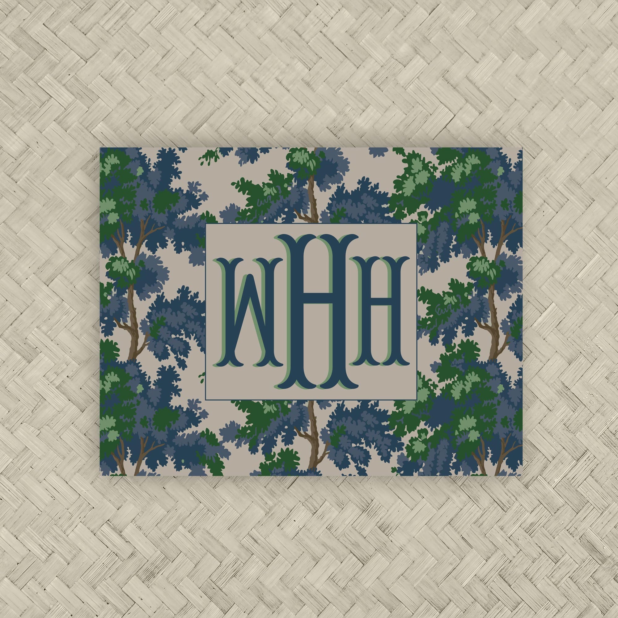 The Holcomb Monogram Mahjong Card Sticker