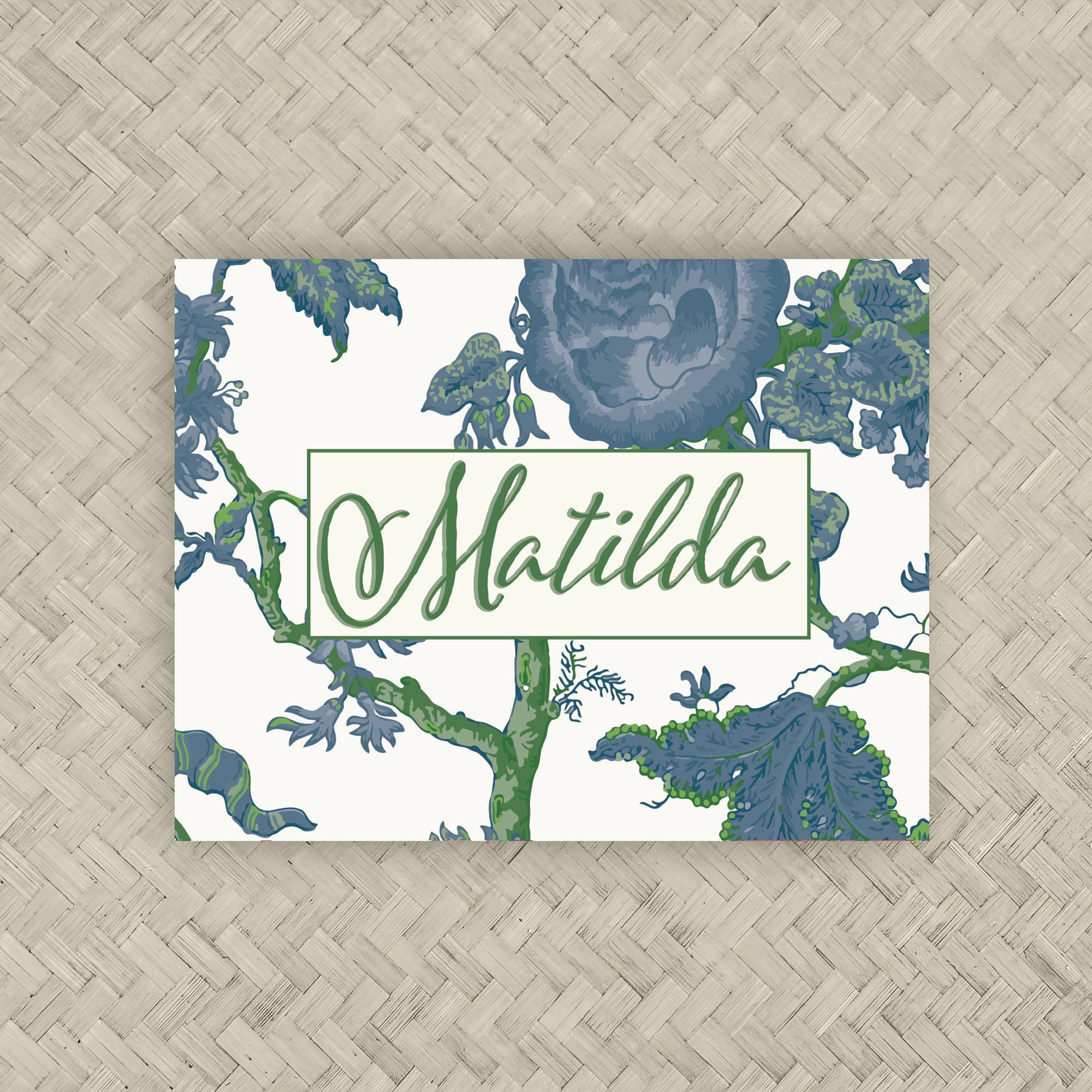 The Matilda Personalized Mahjong Card Sticker