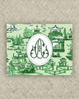 The Ming Pistachio & Green Duogram Mahjong Card Sticker