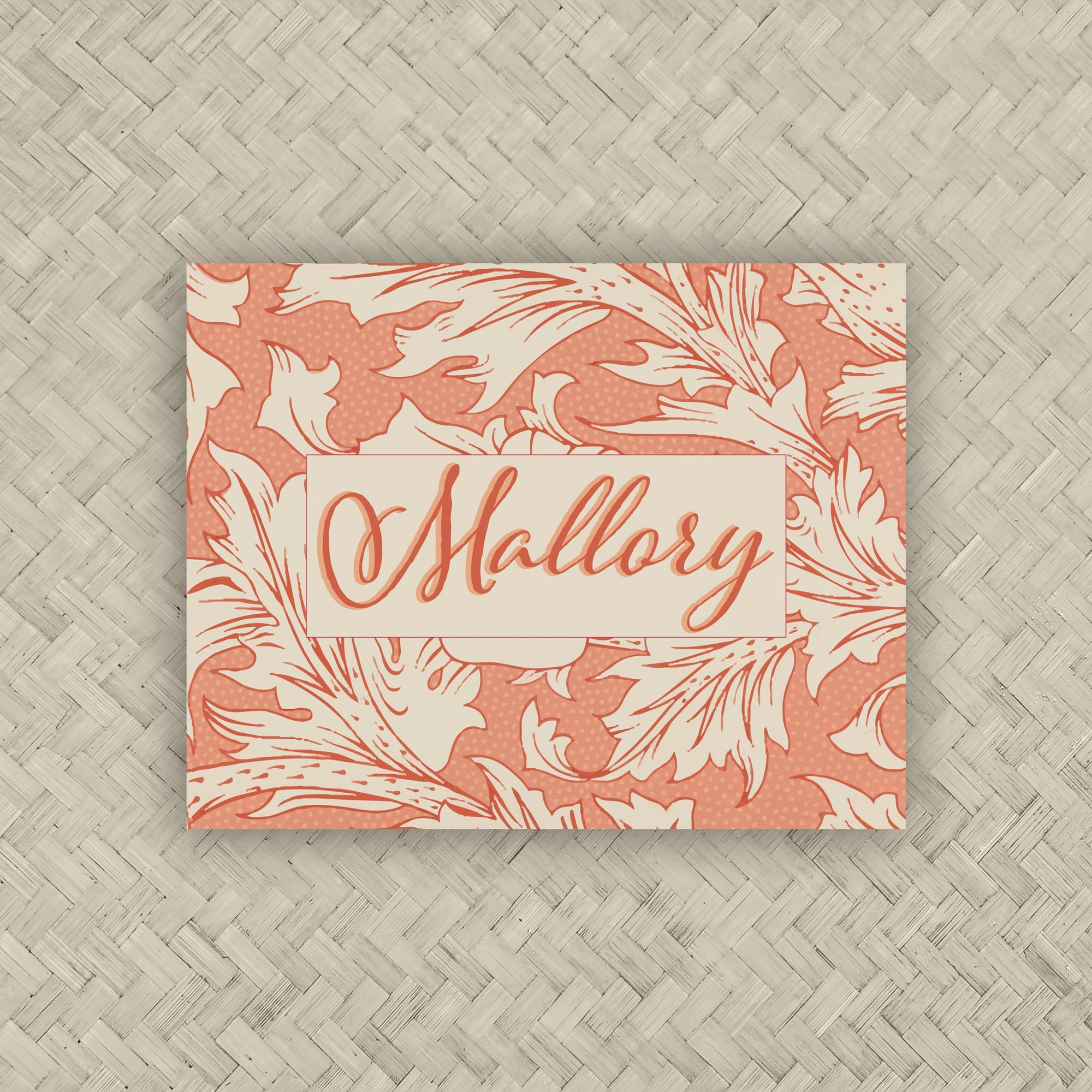 The Peachy Personalized Mahjong Card Sticker