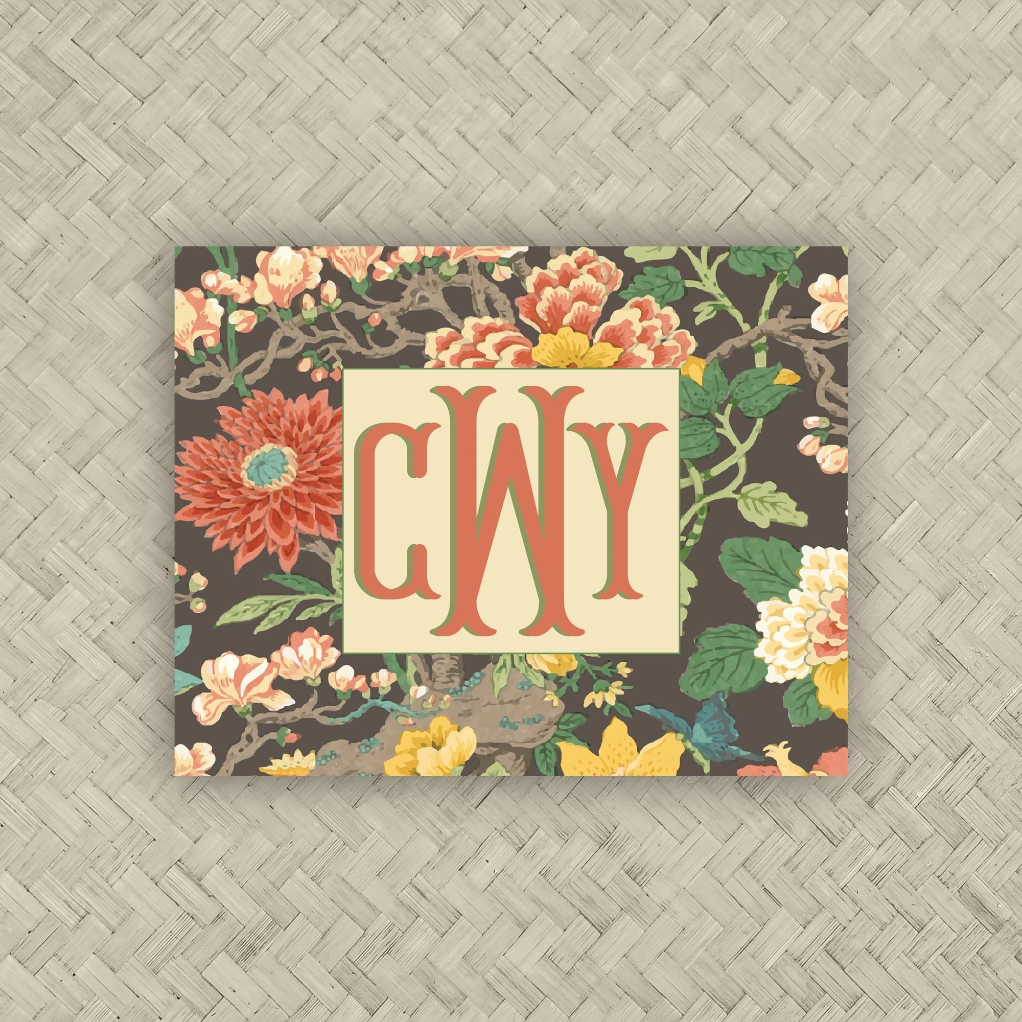 The Penelope Monogram Mahjong Card Sticker
