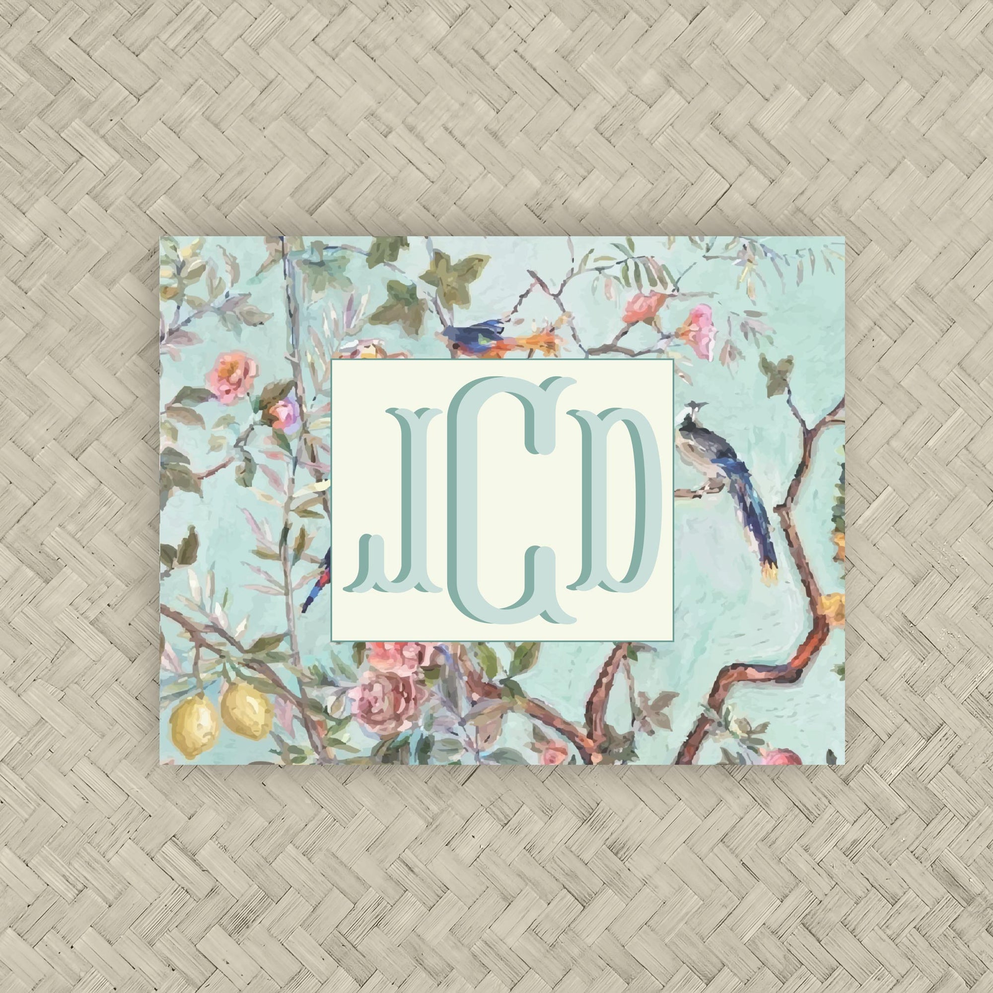 The Tricia Monogram Mahjong Card Sticker