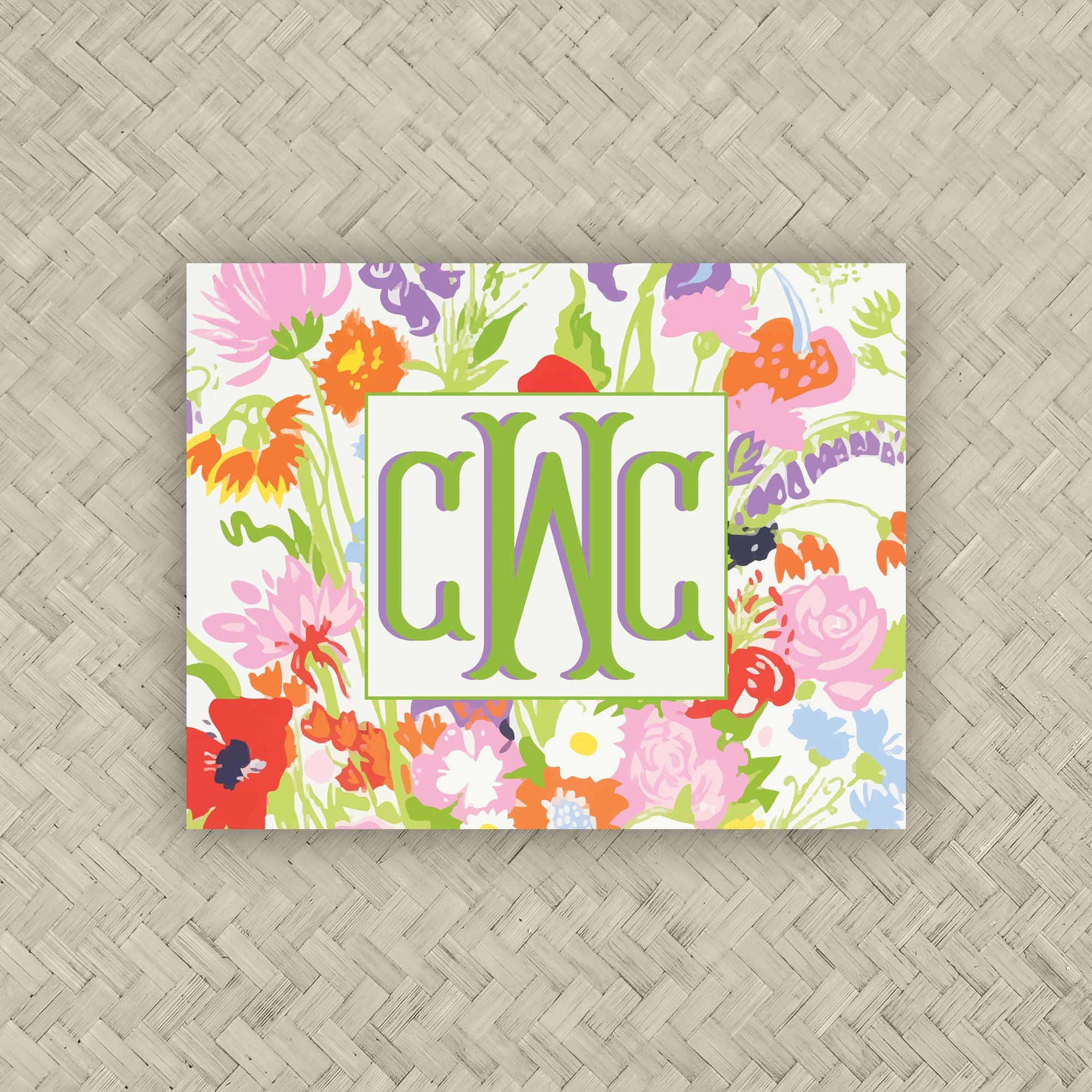 The Vera Monogram Mahjong Card Sticker