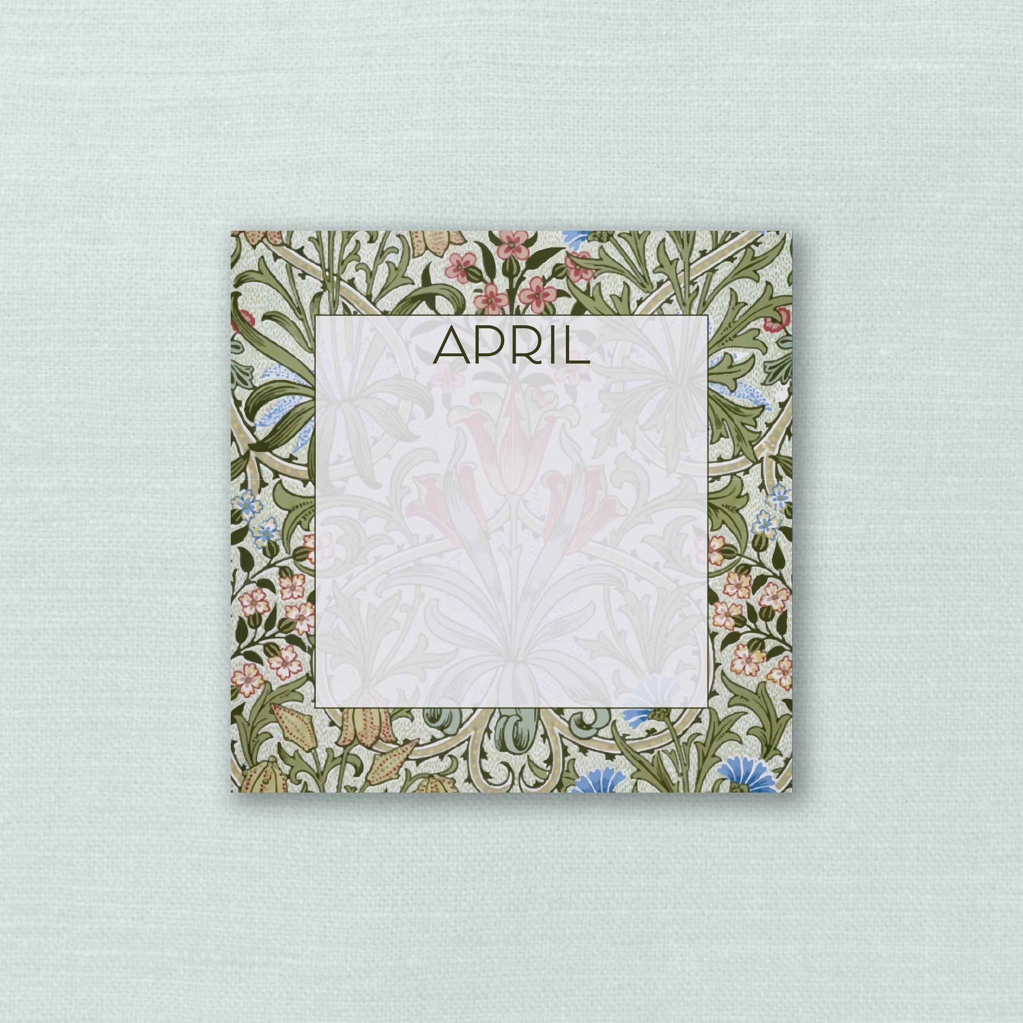 The April Personalized Notepad
