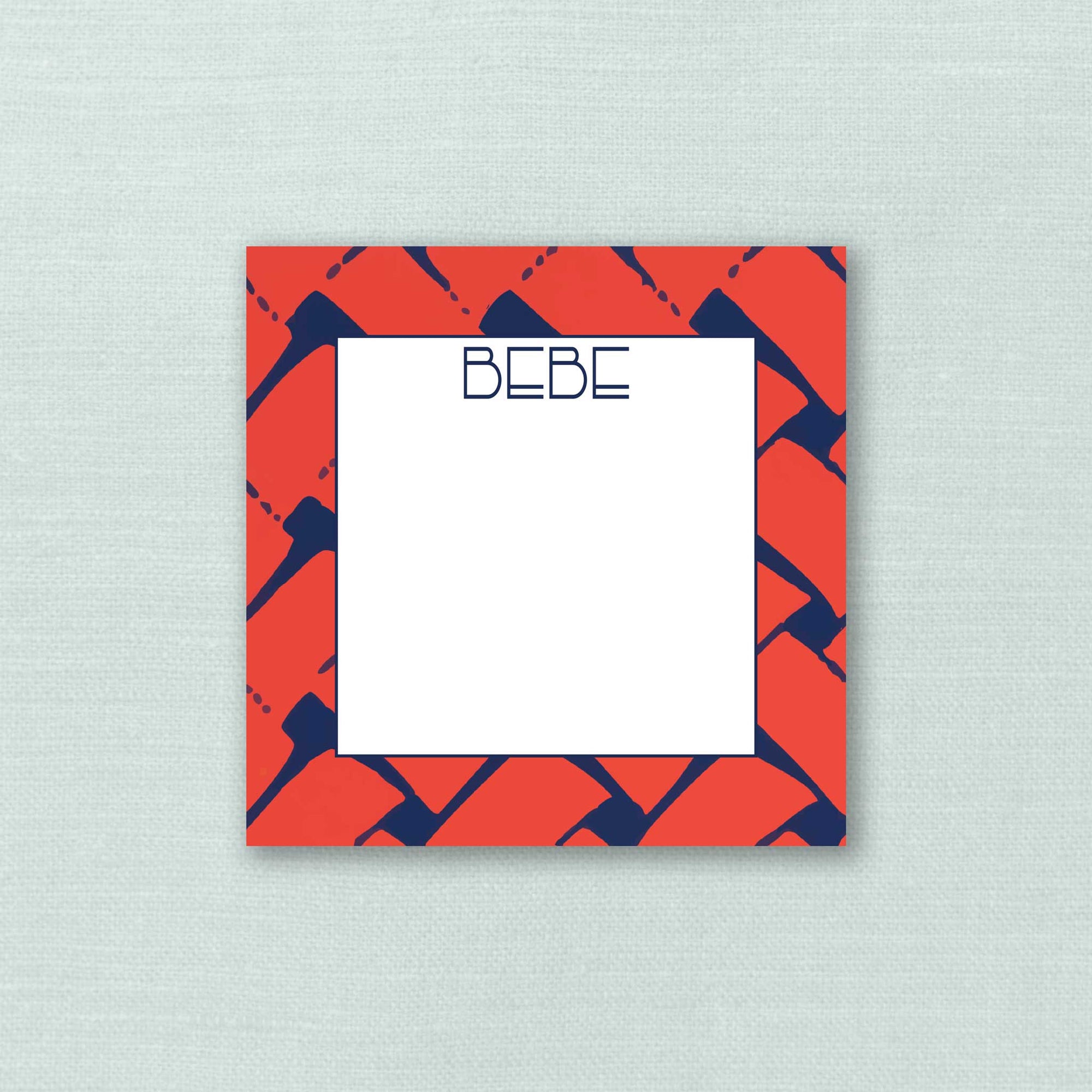 The Bebe Personalized Notepad