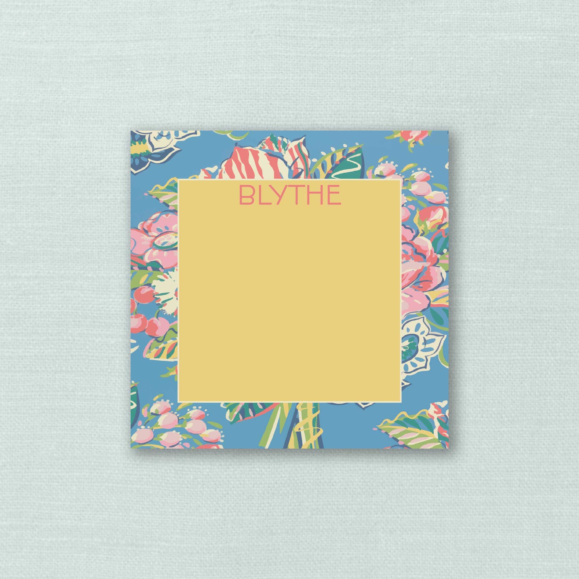 The Blythe Personalized Notepad