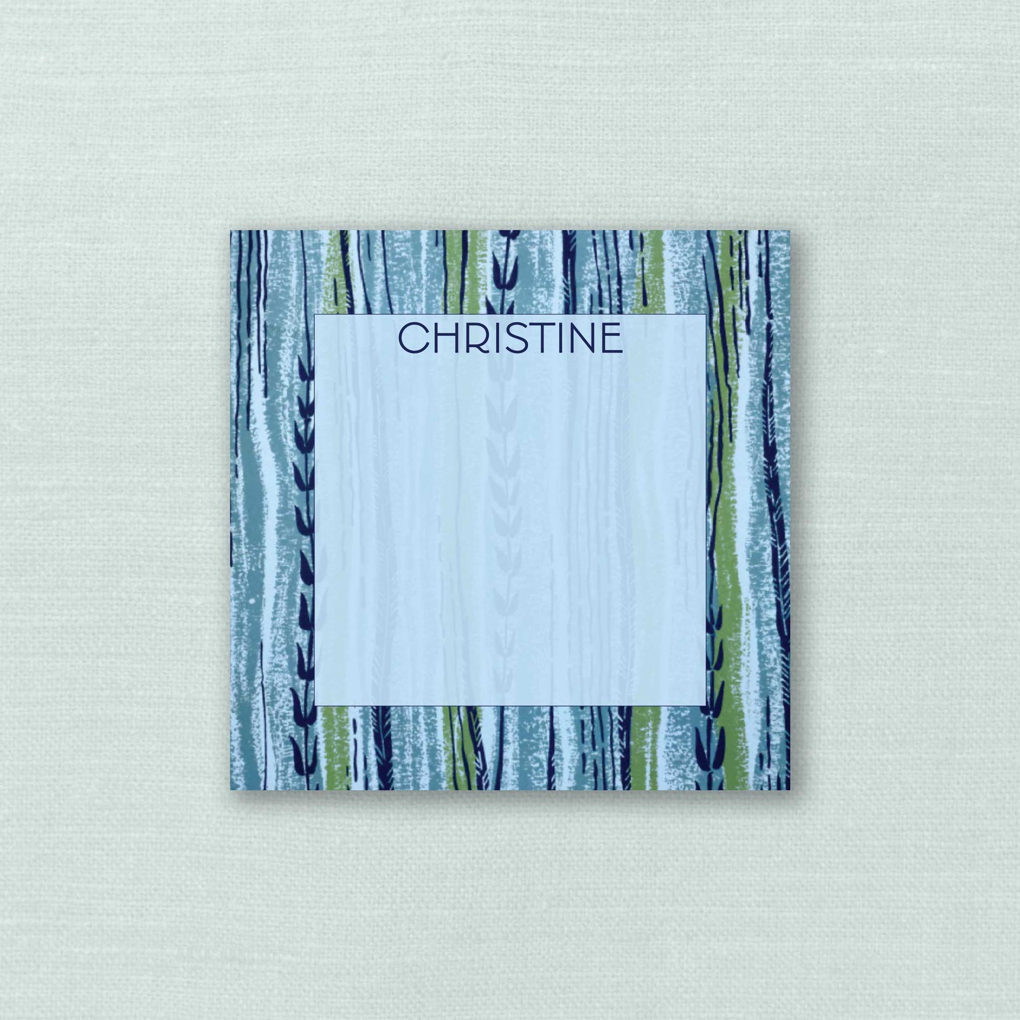 The Christine Personalized Notepad