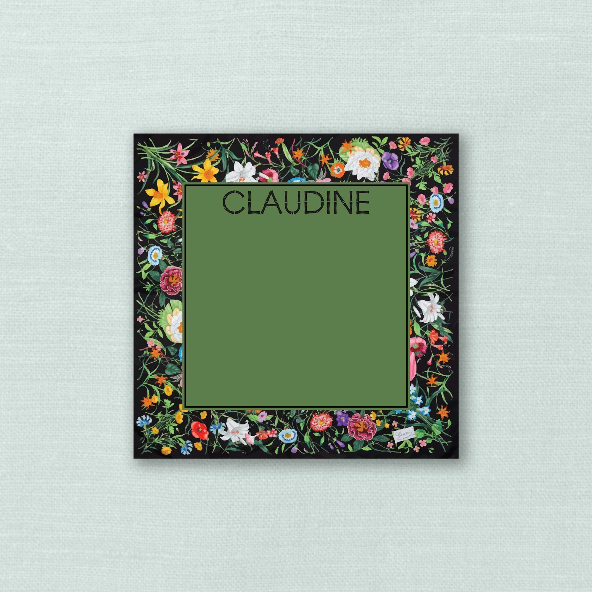 The Claudine Personalized Notepad