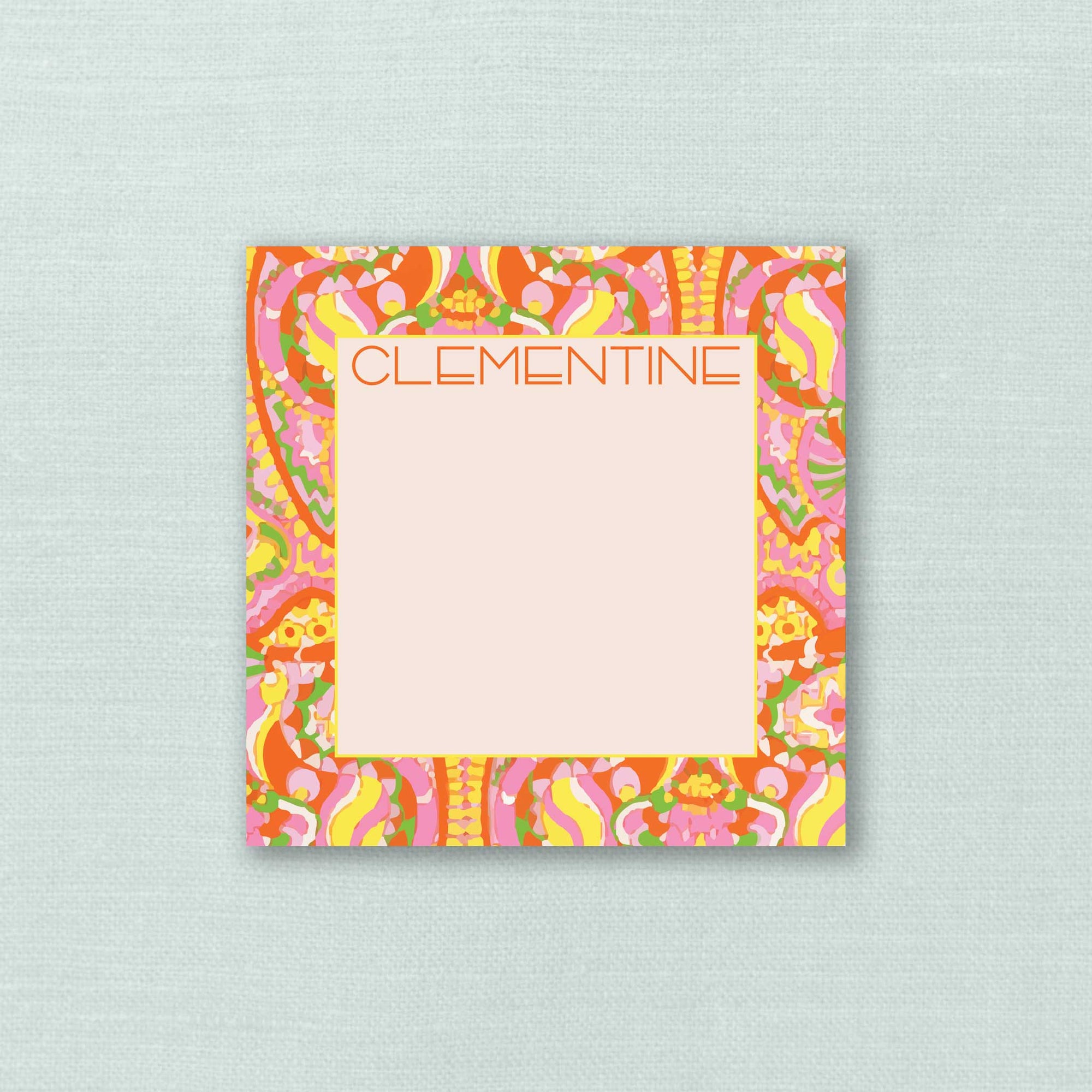 The Clementine Personalized Notepad