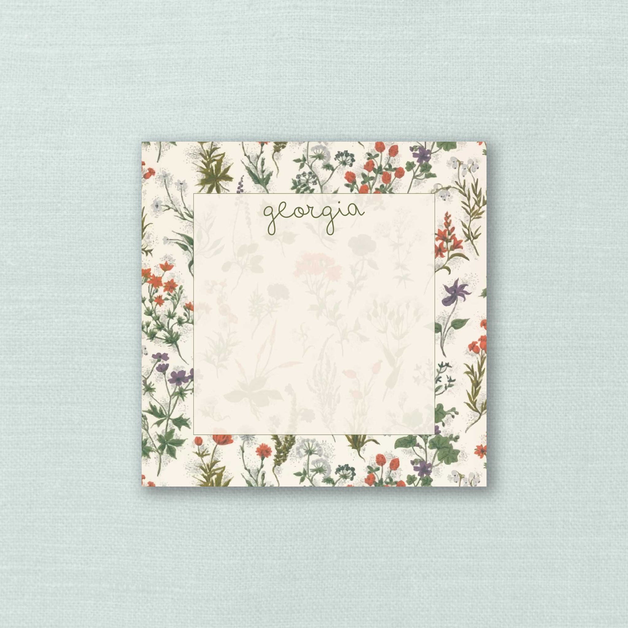 The Georgia Personalized Notepad