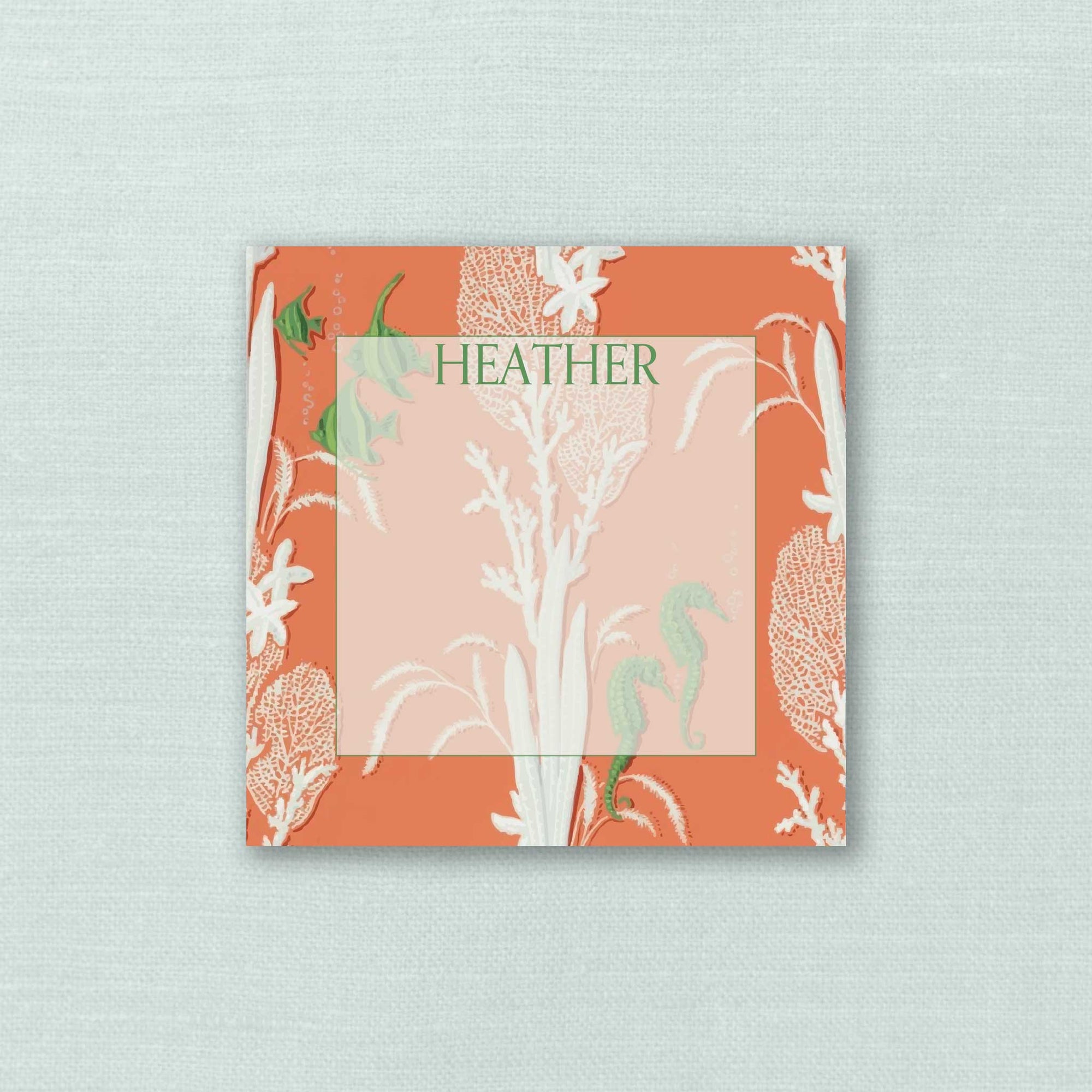The Heather Personalized Notepad