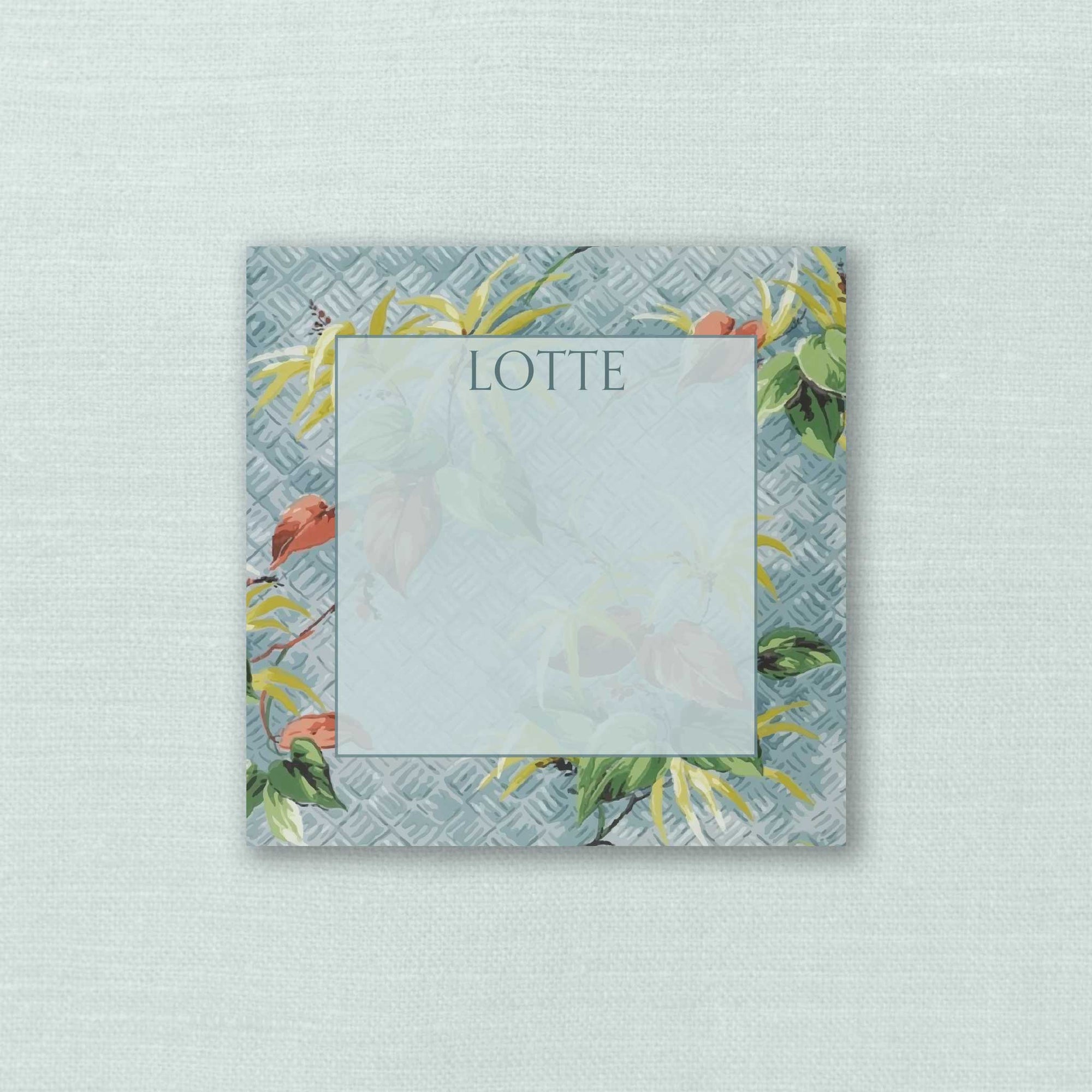 The Lotte Personalized Notepad