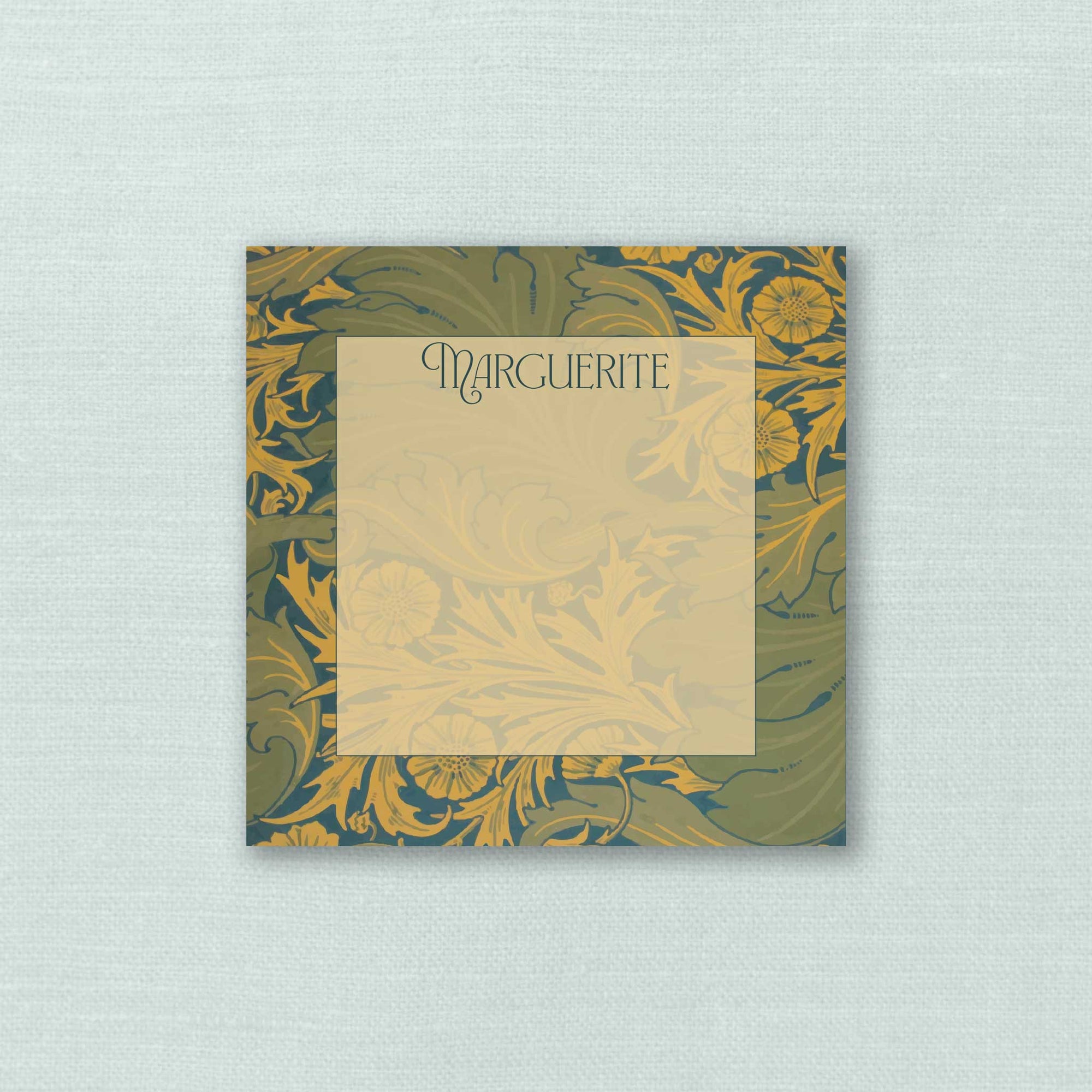 The Marguerite Personalized Notepad