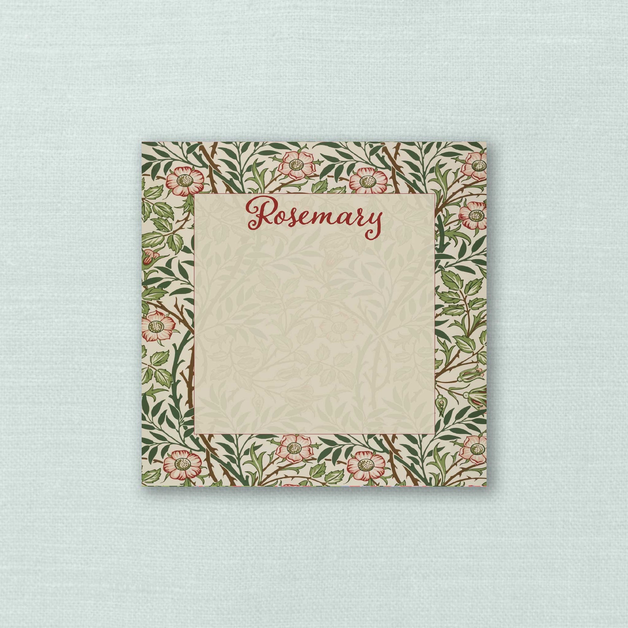 The Rosemary Personalized Notepad