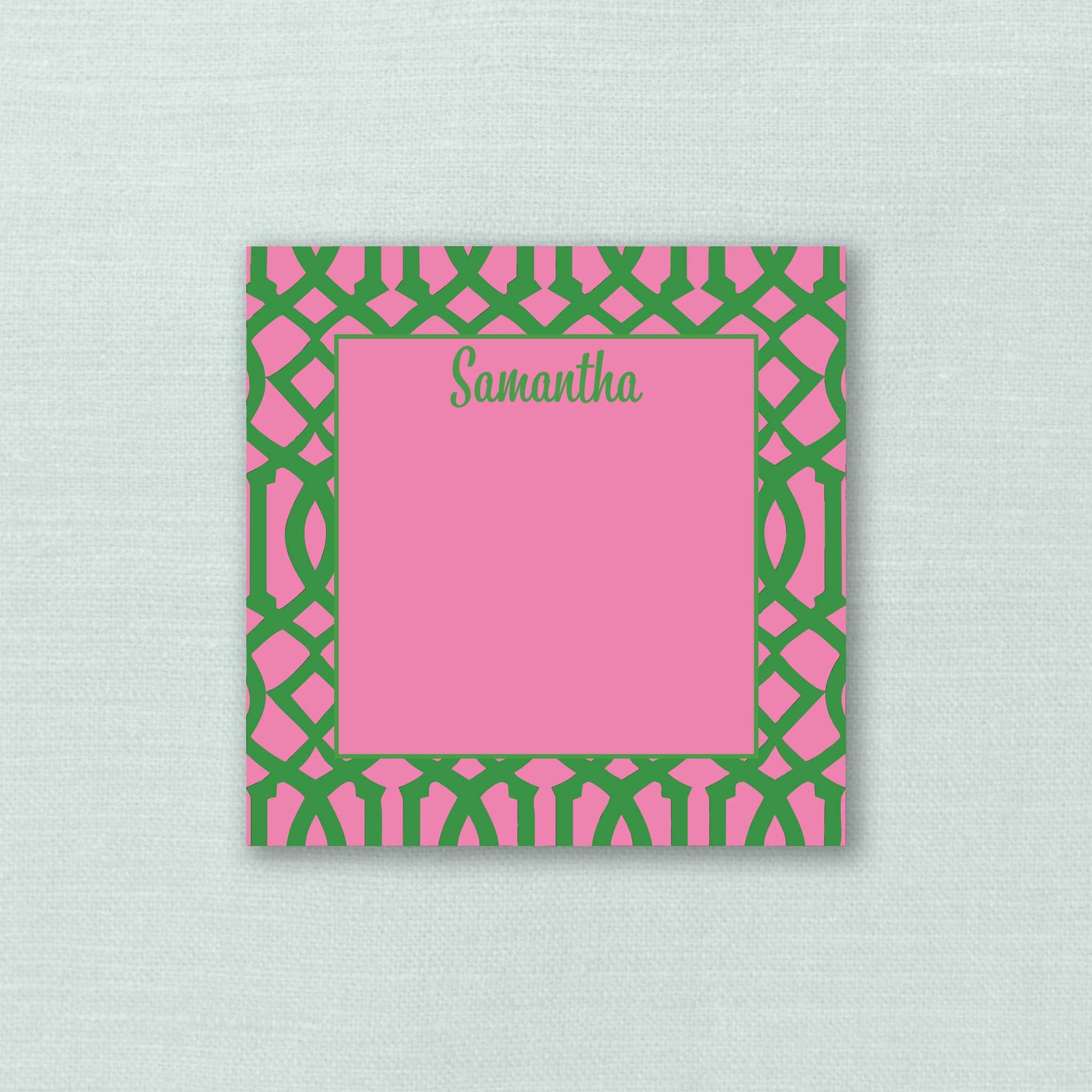 The Samantha Personalized Notepad