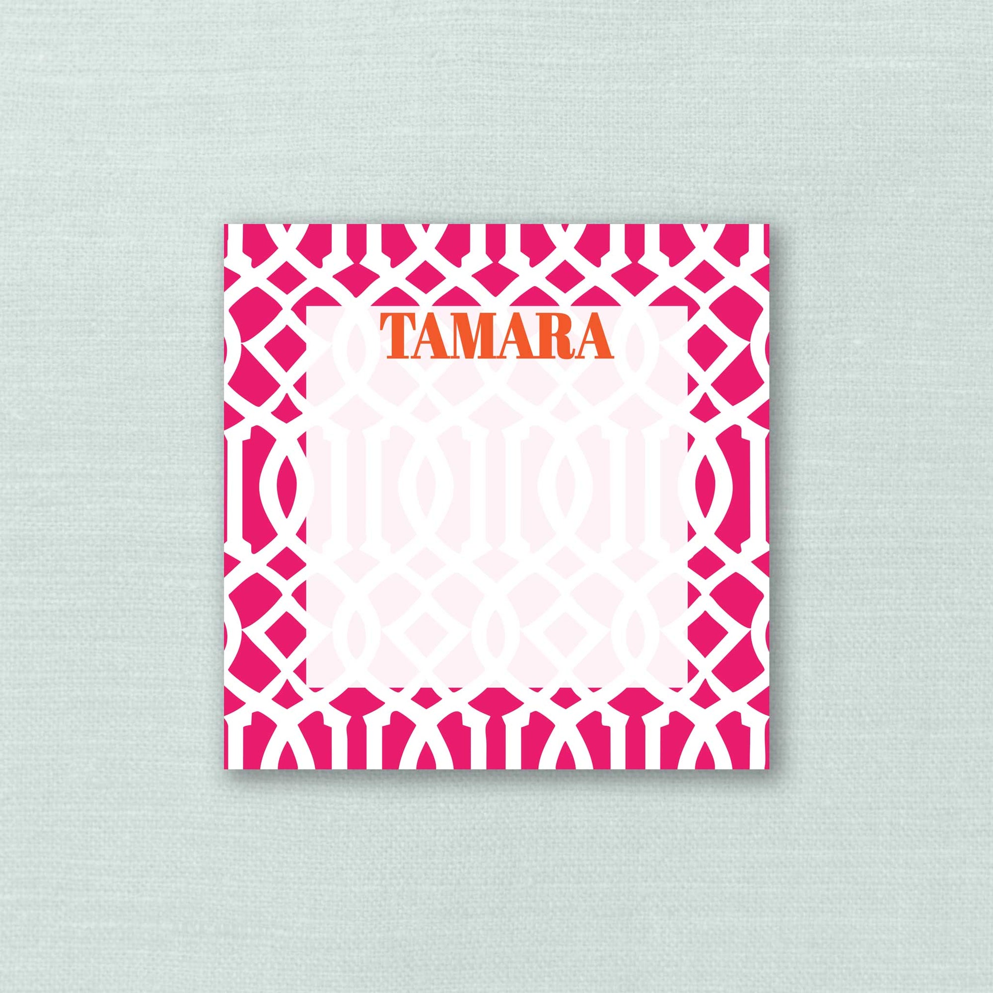 The Tamara Personalized Notepad