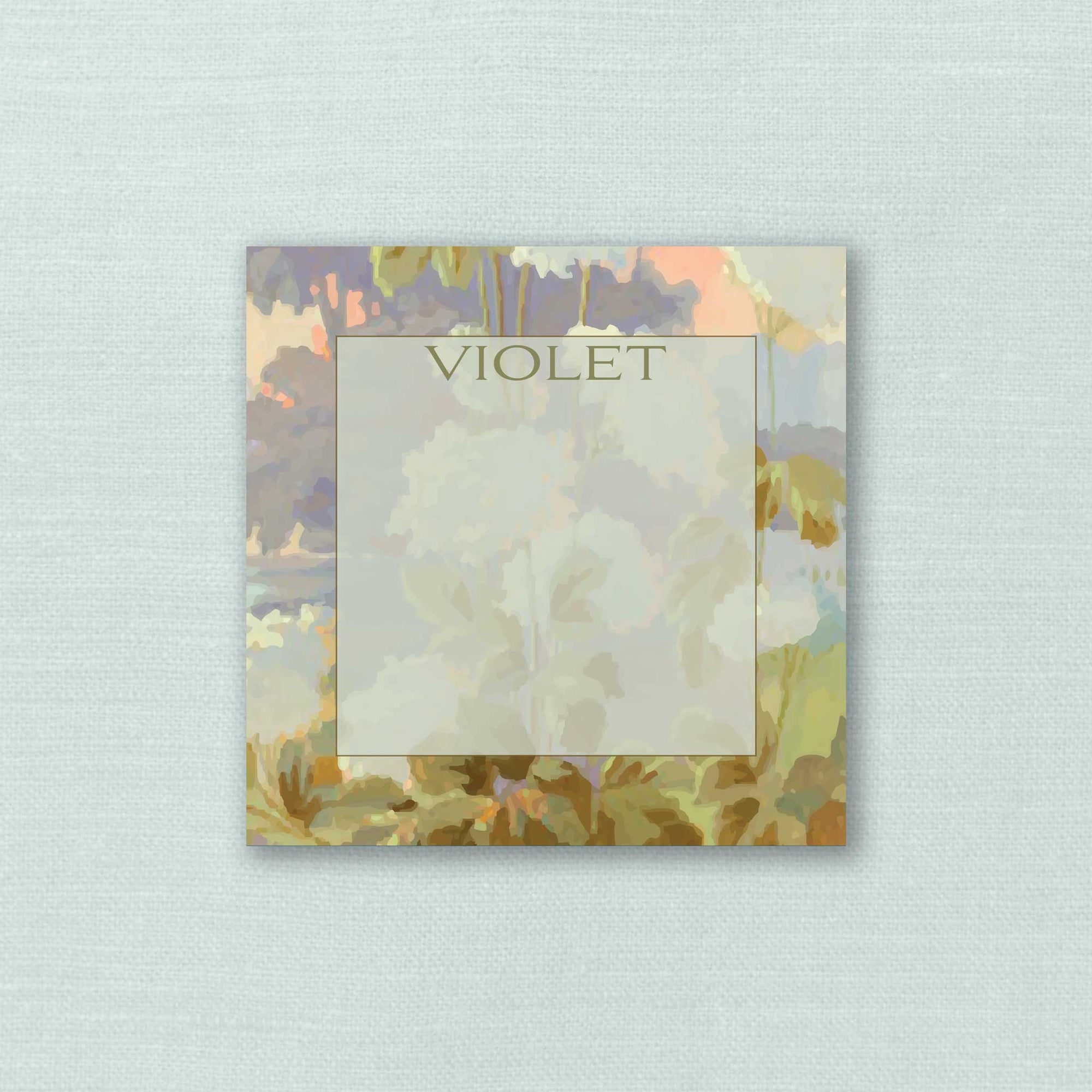 The Violet Personalized Notepad