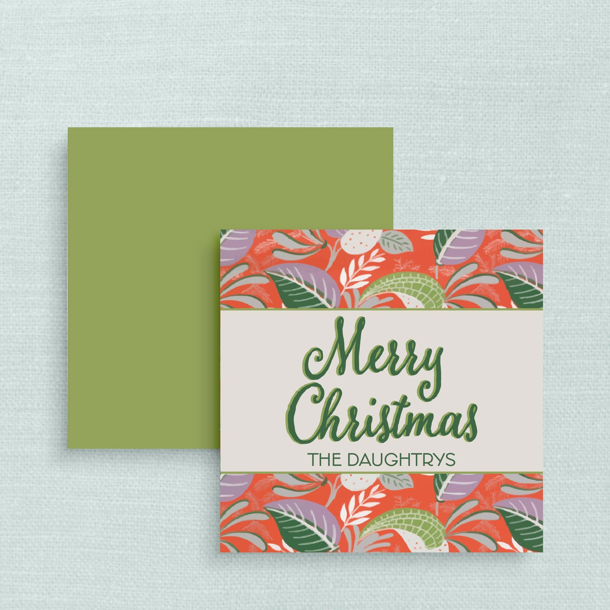 The Retro Christmas Personalized Gift Tag