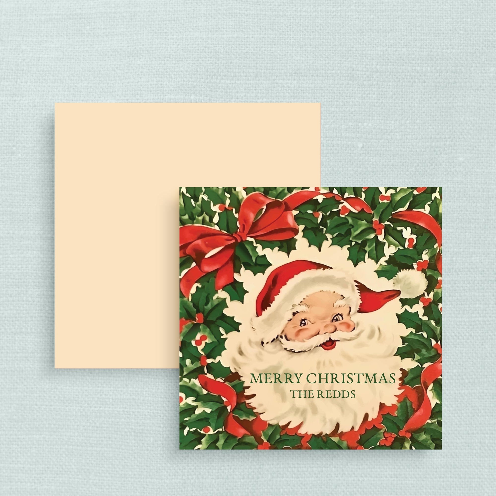 The Vintage Santa Personalized Gift Tag
