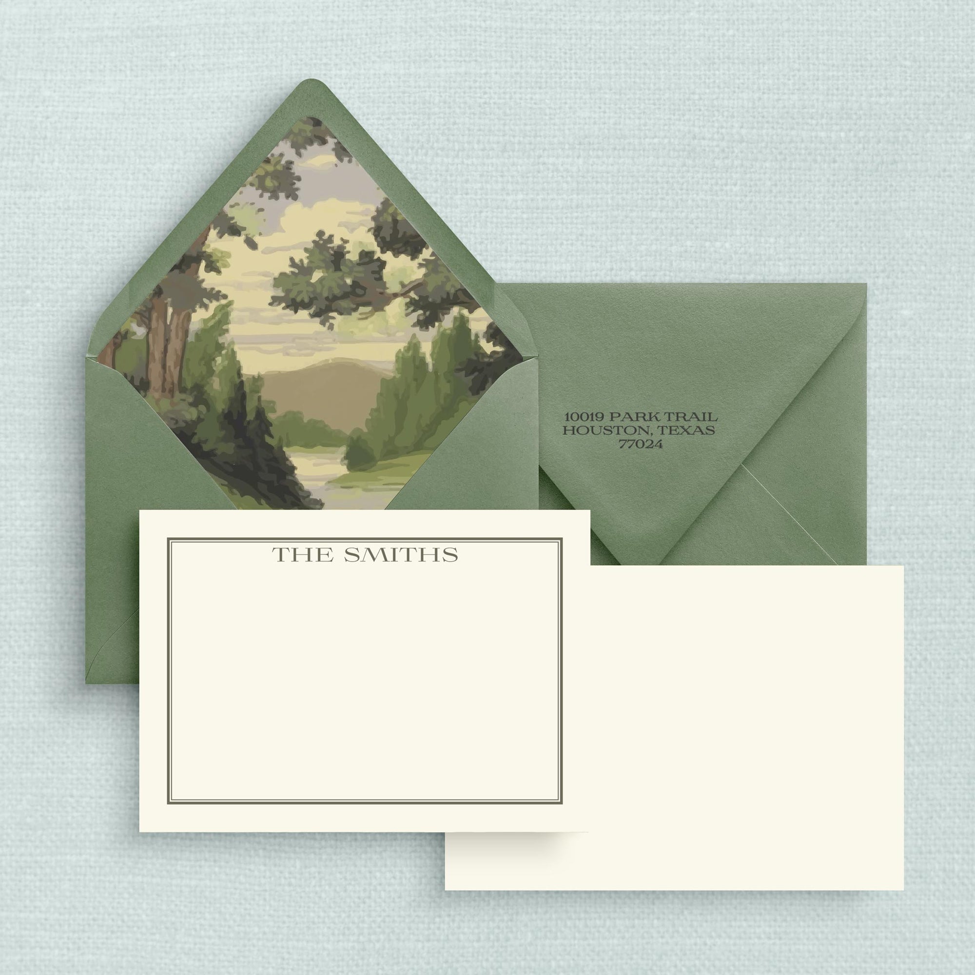 The Smith Notecards with Lined Envelopes