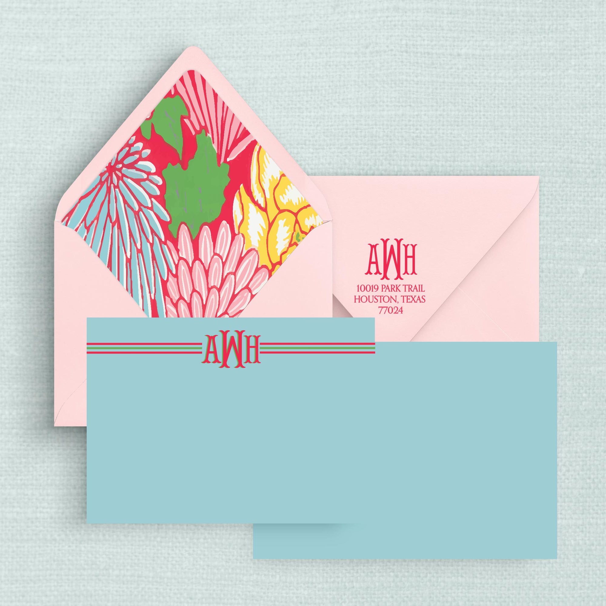 The Summer Personalized Notecards with Lined Envelopes