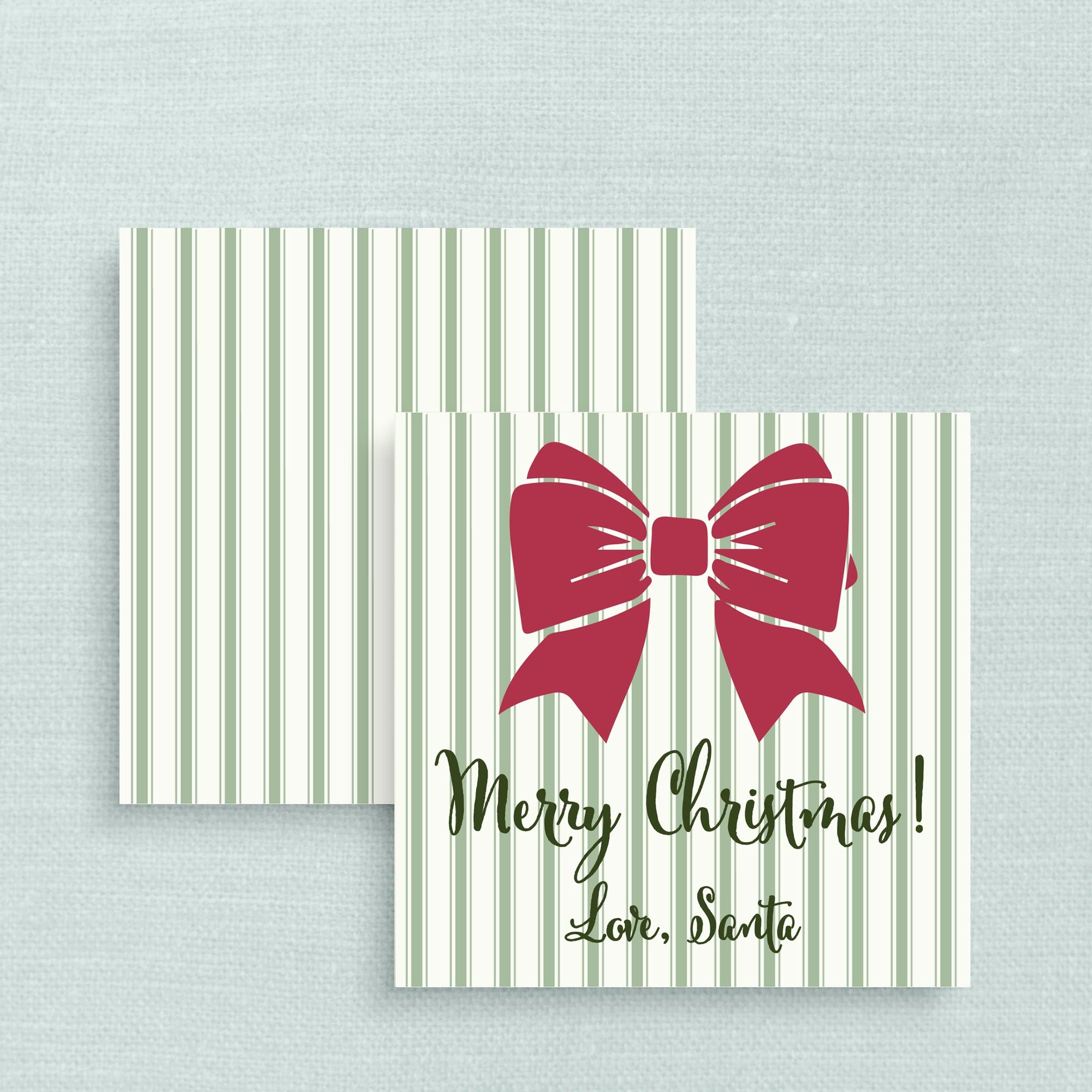 The Ticking Bow Gift Tag
