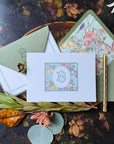 The Tricia Duogram Personalized Notecards with Lined Envelopes