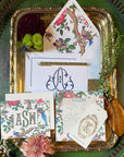 The Valerie Personalized Notecards with Lined Envelopes