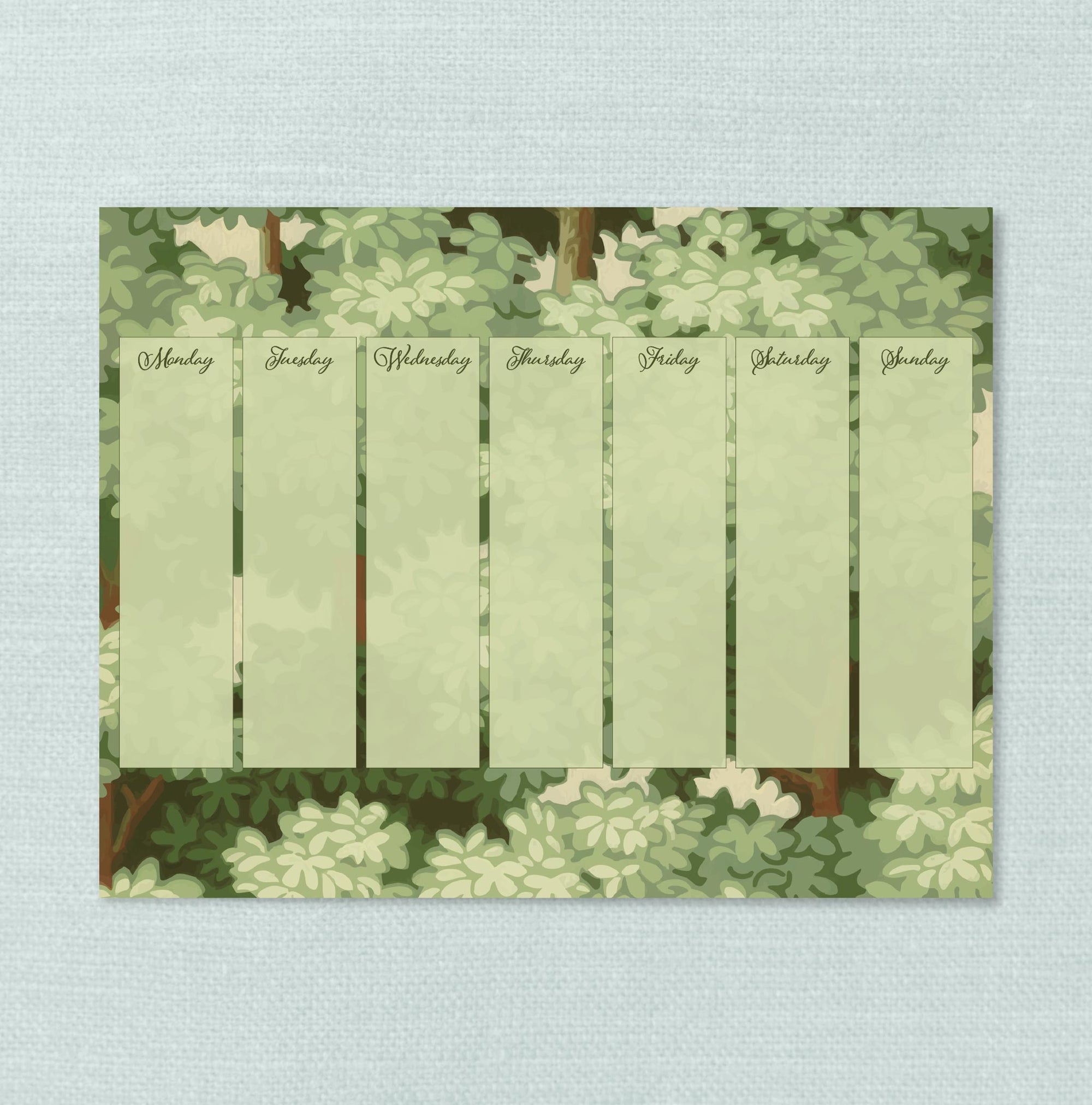 The Verdi Coral Weekly Planner Notepad