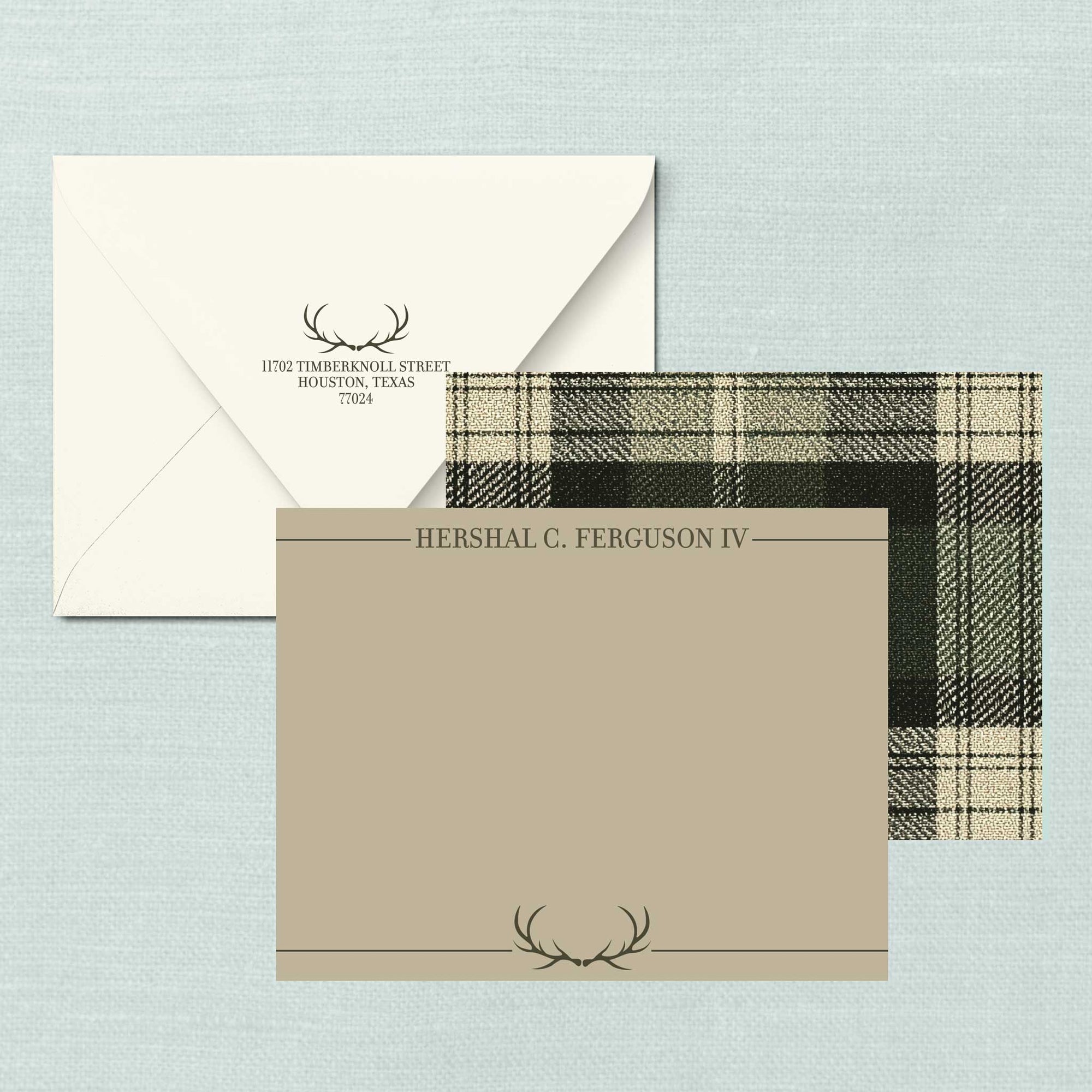 The Antlers Personalized Notecards