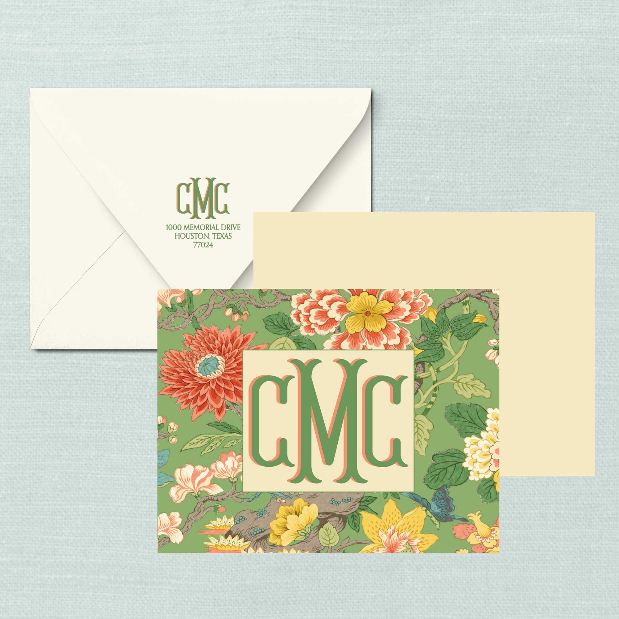 The Mindy Monogram Notecard