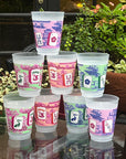 The Ming Frosted Mahjong Cups - Set of 8