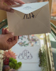 The Valerie Personalized Notecards with Lined Envelopes